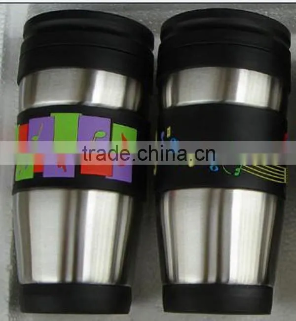 Beautiful colorful stainless steel mug cup
