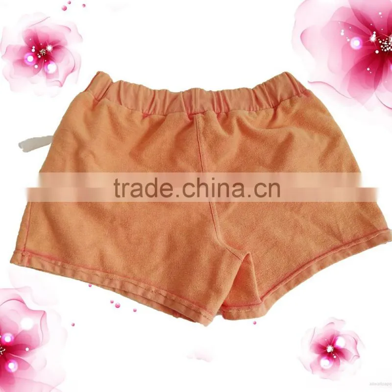 Kevince terry fashion snowflake wash shorts knitting woman clothing stone wash MOQ 2000pcs