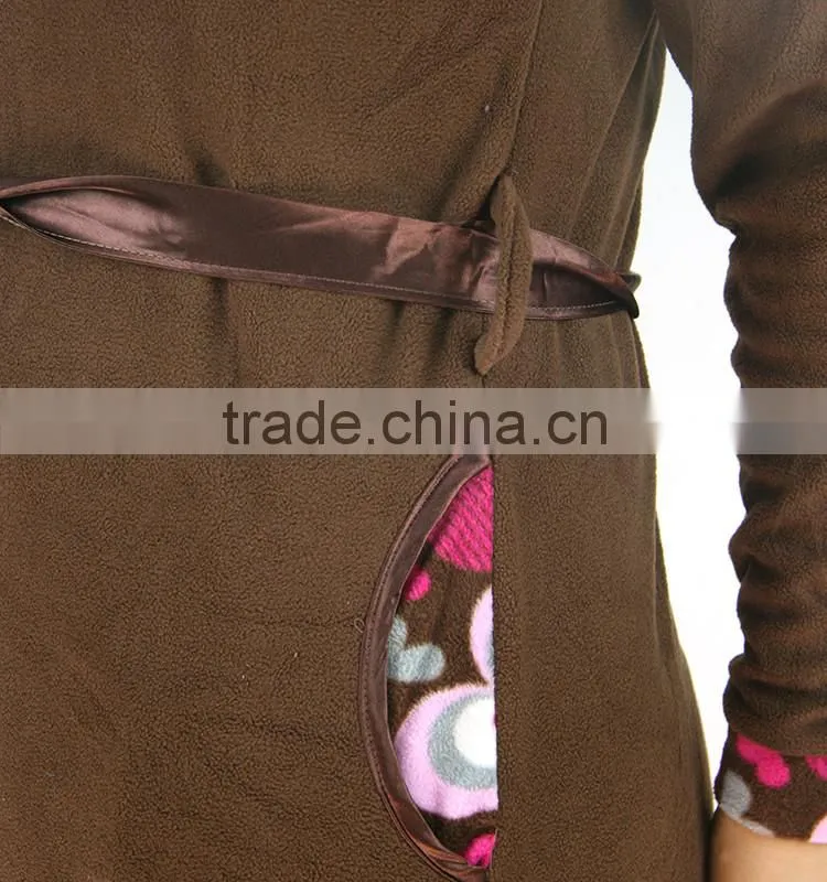 Kevince women polar fleece pyjamas set AOP heart 1000pcs up OEM factory directly