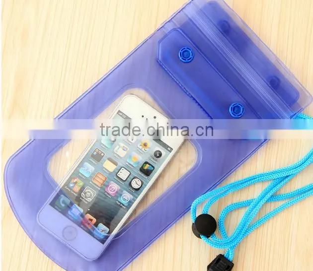 Dust and waterproof PVC mobile phone bag / waterproof cell phone bag