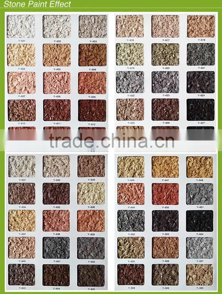 Fast drying flake paint for building coating