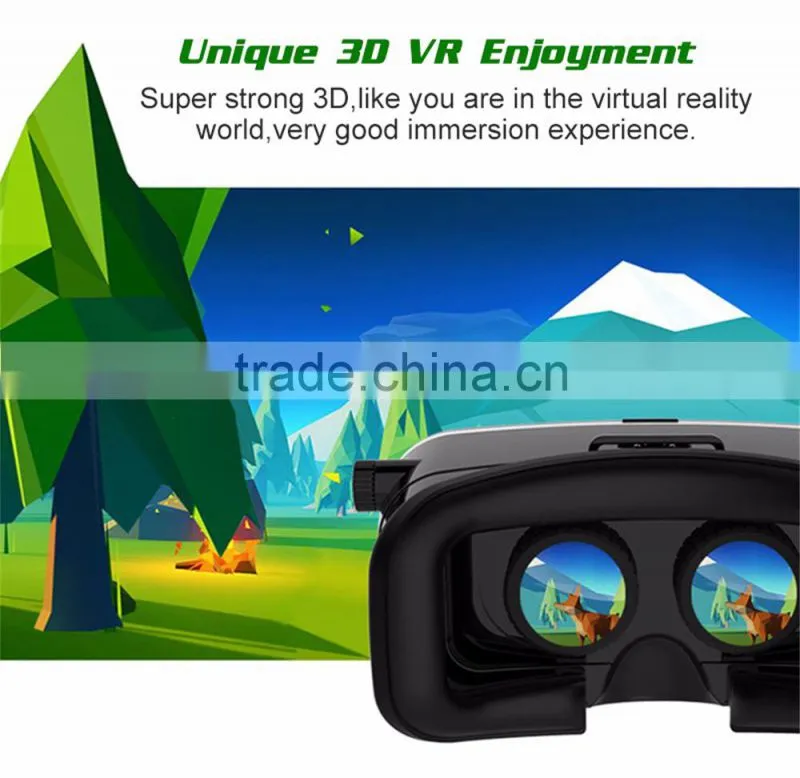 Covenov 3D VR Glasses Virtual Reality Video Glasses Movie Game Glasses Head-Mounted With NFC for Google,iPhone,blackberry,Samsun