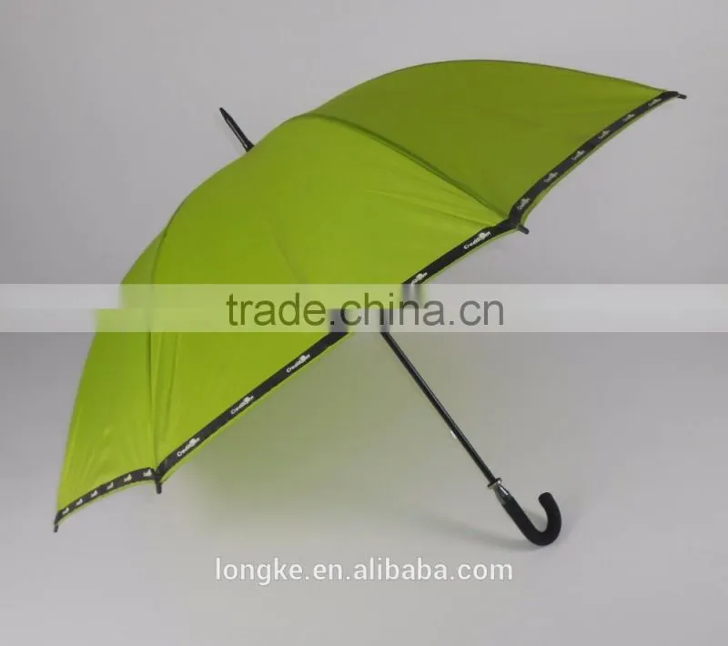 logo bordure umbrella golf umbrella with logo edge piping
