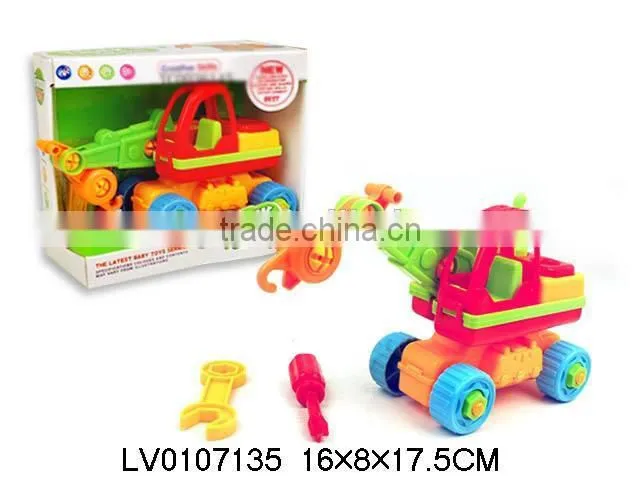 kid's intelligence assemble car DIY car