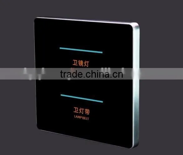 Crystal Glass panel switch smart home Wall switch Touch Switch