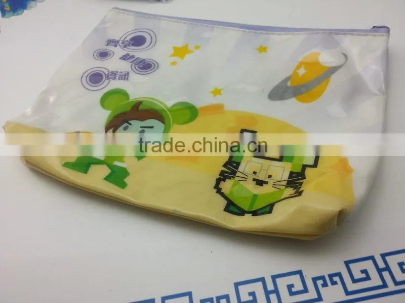 2015 hot selling Cute animal transparent PVC bag