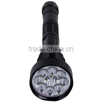 5-mode rechargeable 9 led flashlight