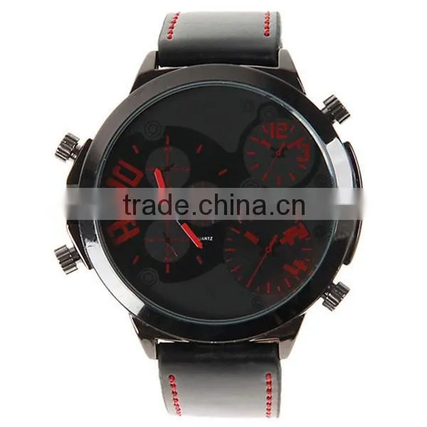 Top Quality Leather Design Personality Sport Watch