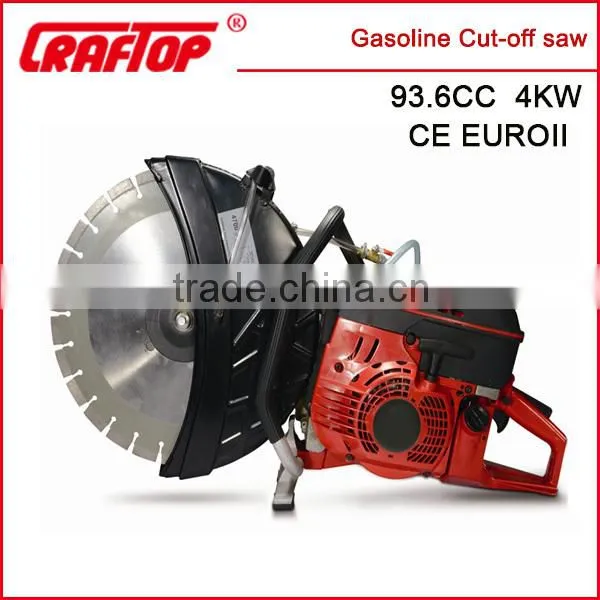 93.6CC 4KW EUROII certified gas powered cut off saw machine