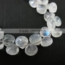 rainbow moon stone pear, heart