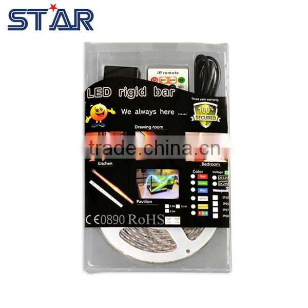 RGB Flexible LED Tape Light SMD5050 12V 60led/m 14.4w/m IP20 for indoor decotation