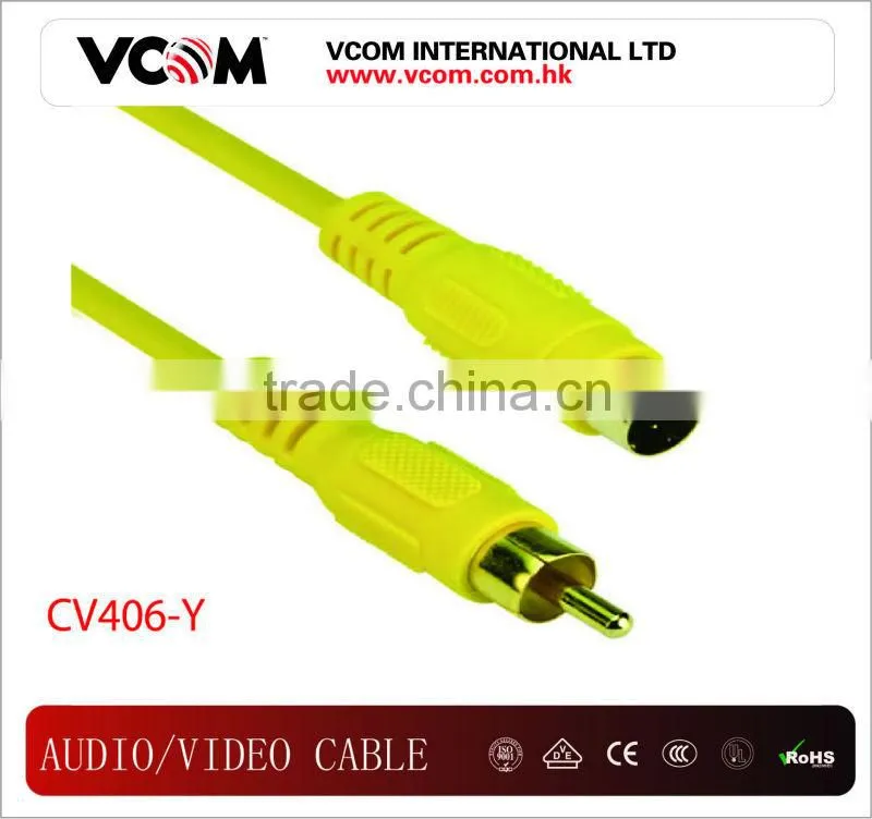 Audio Vedio cable S-Video Male to RCA Male AV cable