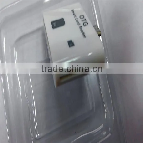 plug and play micro usb otg card reader connection kit for smartphone