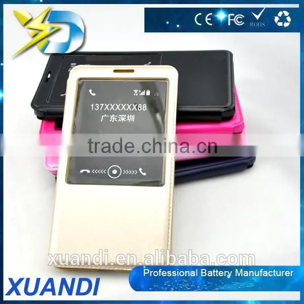 China manufacturer supply leather pu wallet for xuandi mate7