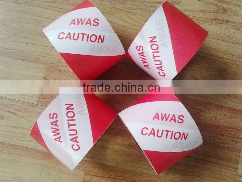 HOT SALES! safety warning stripes tape at competitve offer