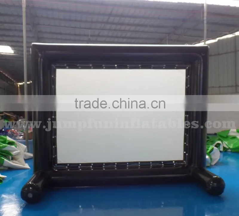 16ft inflatable screen cheap outdoor movie screen 18oz PVC screen for sale