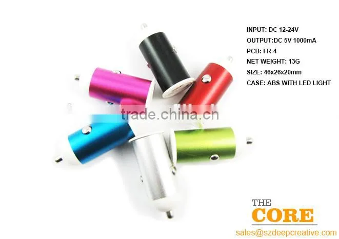 D1 Single USB port car charger,1 port car charger,cheap car usb charger,auto charger
