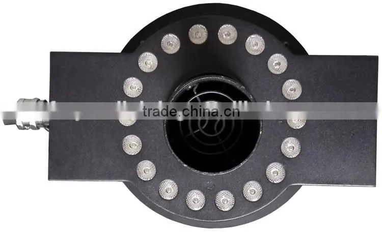 DMX512 Cryo FX Blast 5m Black Hose 3in1 RGB 18*3w CO2 Cold Ice Fog Smoke Machine 250w LED CO2 Jet Cannon