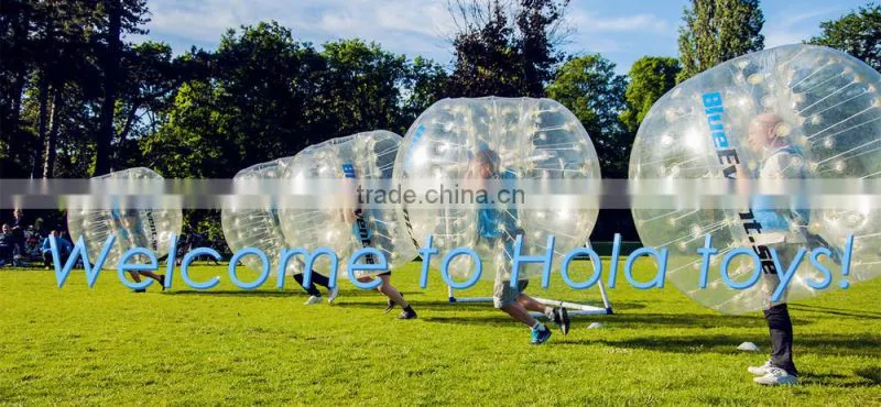 New different color body zorb/loopy ball for two team!!