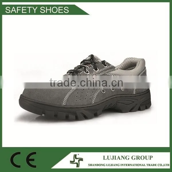 High temperature resistant safety shoes suede leather rubber shoes LJXY002