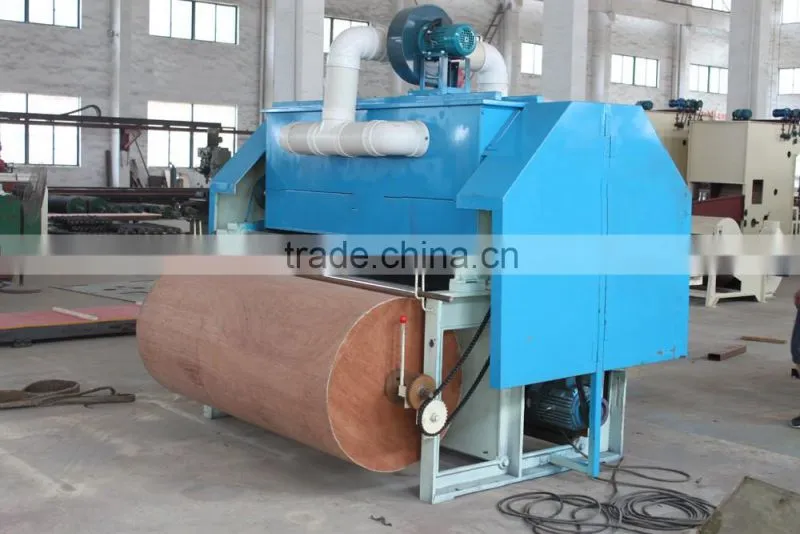 Nonwoven polyester fiber and sheep wool carding machine