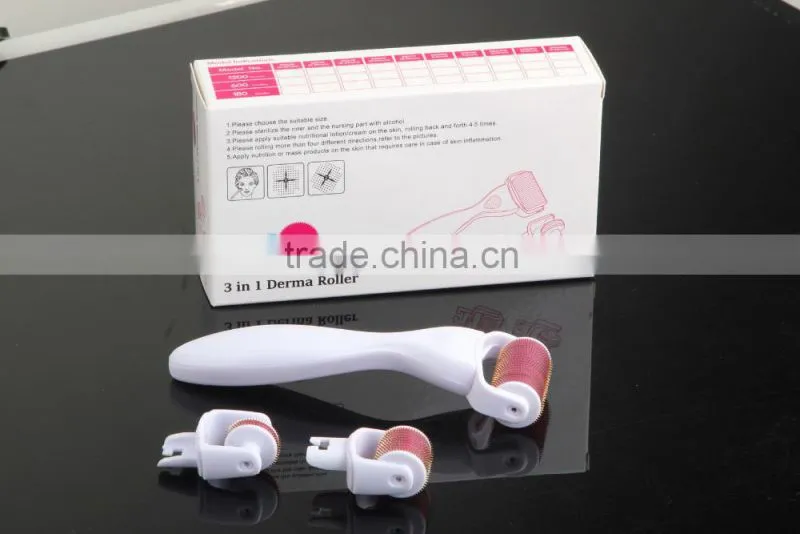 guangzhou factory 1200 needles / 180 needles / 600 needles 3IN1 Derma Roller