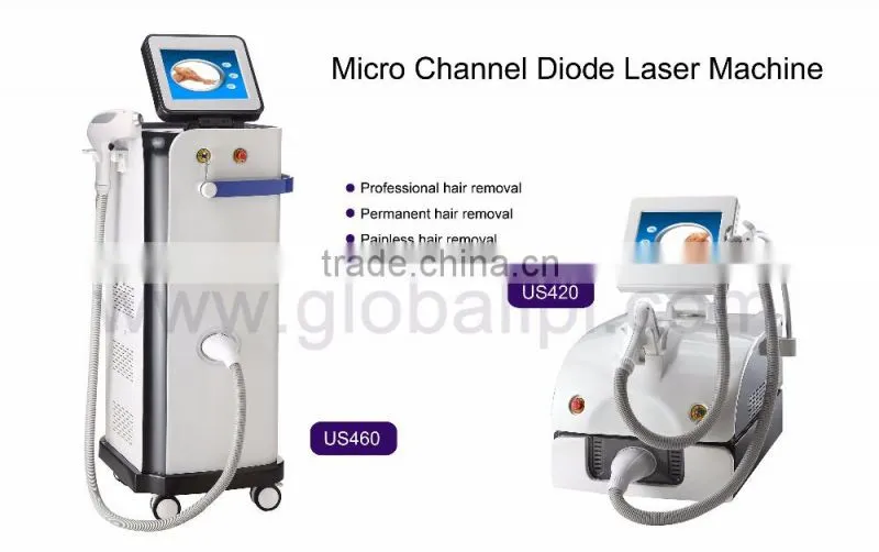 epilator professional 808nm diode micro channel laser hair removal beauty machine CE
