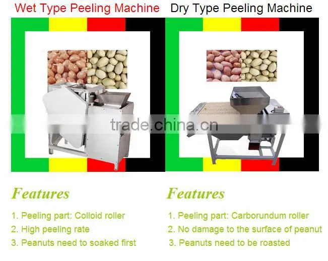Peanut skin removing machine /Wet way almond/peanut peeling machine