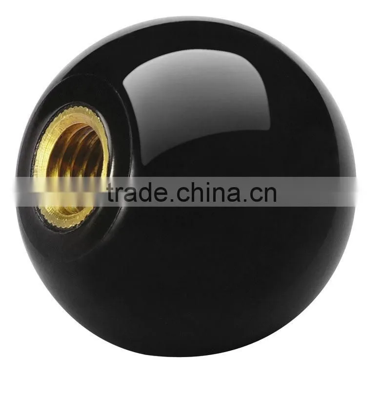 Red and black ball knobs