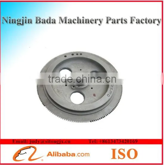 Single cylinder engine parts ZS1110 diesel casting flywheel