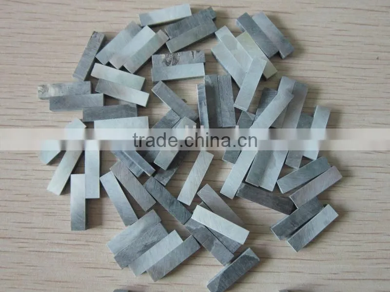 square cut thick white MOP shell blank inlays
