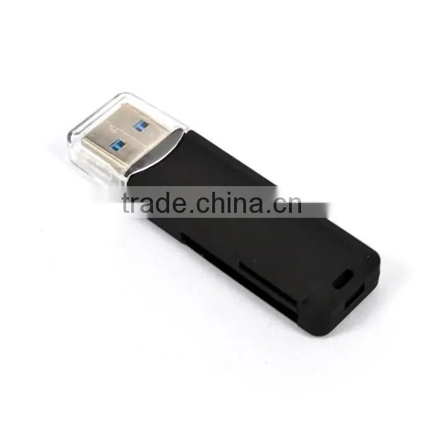 2016 Superspeed 2 in 1 USB 3.0 Card Reader SD/MicroSD/TF Trans-flash Card USB3.0 Adapter Converter Tool