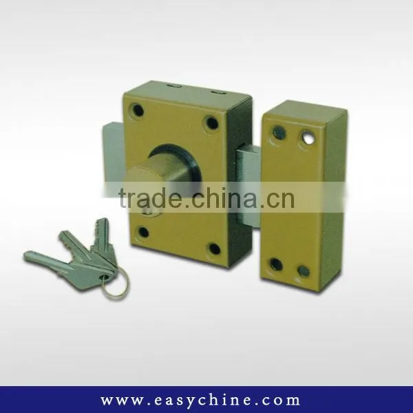 Brass Latch Iron Rim Lock