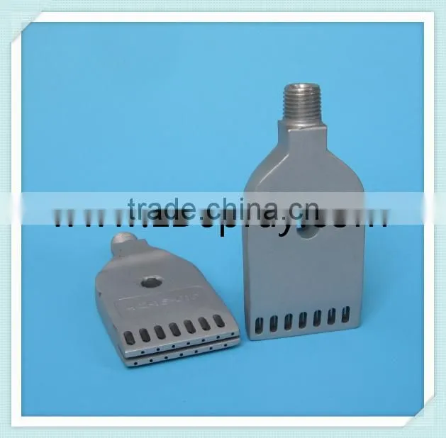 Double holes of stainless steel drying windjet spray air nozzle