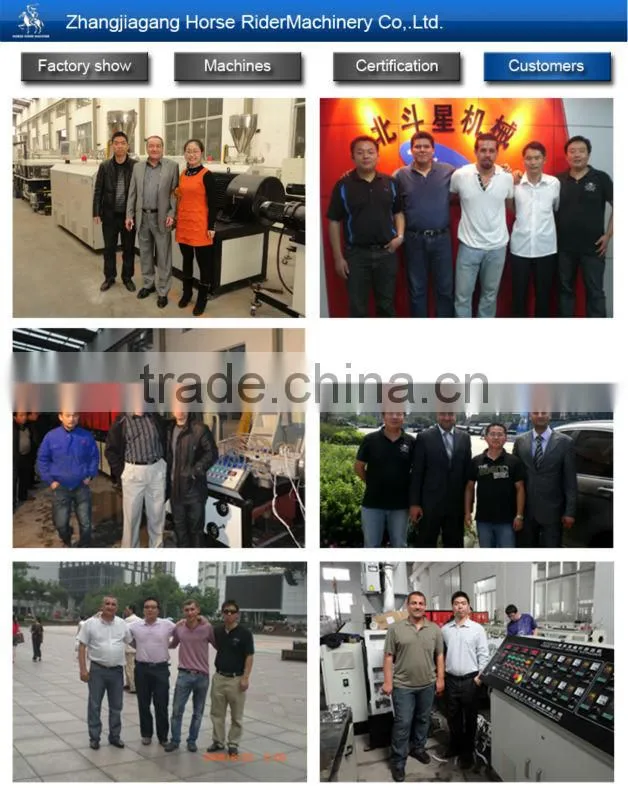 New High Speed PE PVC Single Wall Corrugated Pipe Extrusion Machine PVC corrugated pipe production line