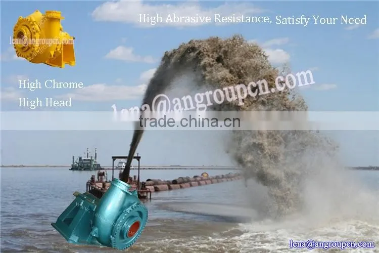 heavy duty anti wear Mineral Processing Pump Sand dredging pump