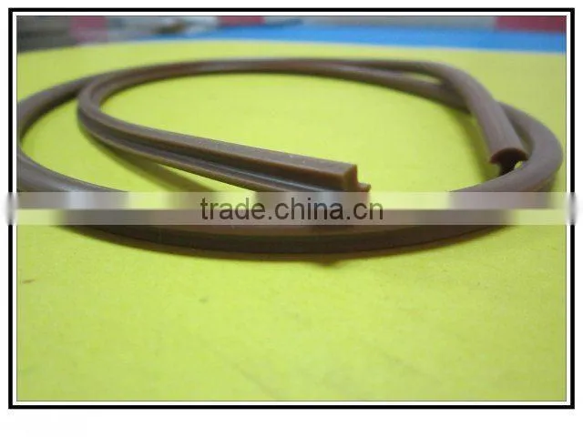black silicone rubber extrusion sealing strip