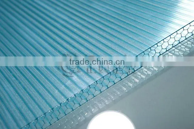 U-lock polycarbonate honeycomb sheets