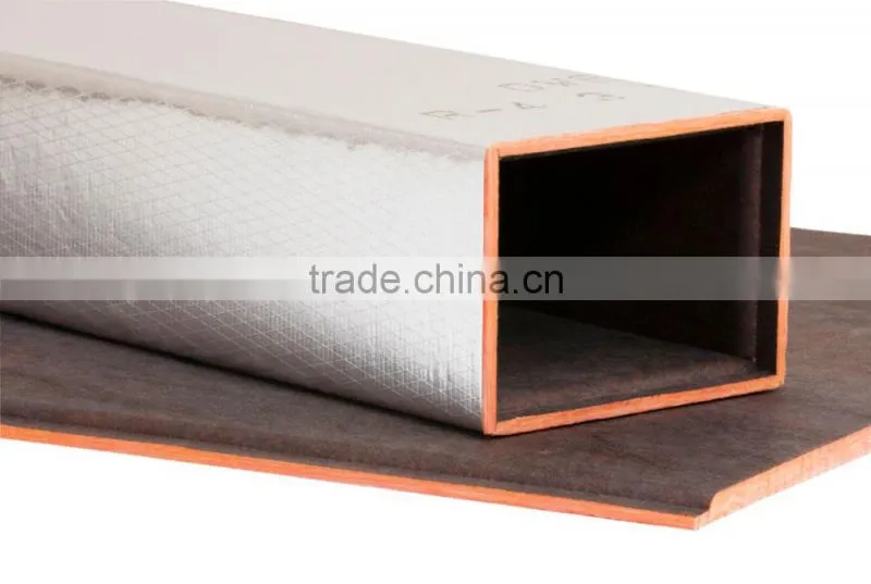 aluminum foil faced fiberglass duct insulation