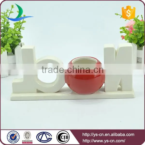home decoration solid " NOEL" shape ceramic sign