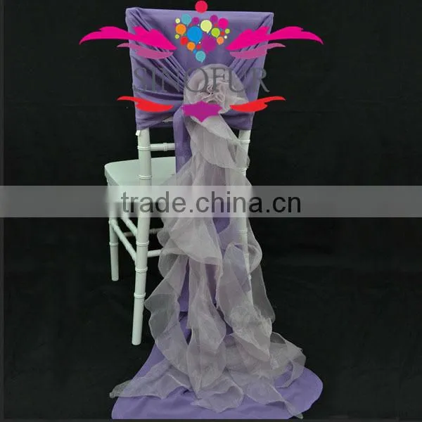 2014 New style purple wedding chair covers