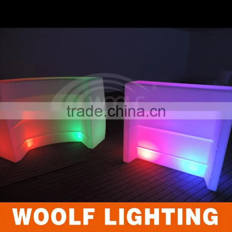 Restaurant Club Modern Rechargeable Glow LED Bar Table