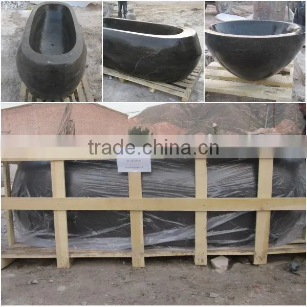 Natural Stone Freestanding Oval Bathtub for Sale