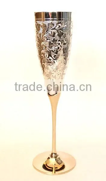 Kitchen accessory brass bowl beautiful decorative new design silver plated bowl