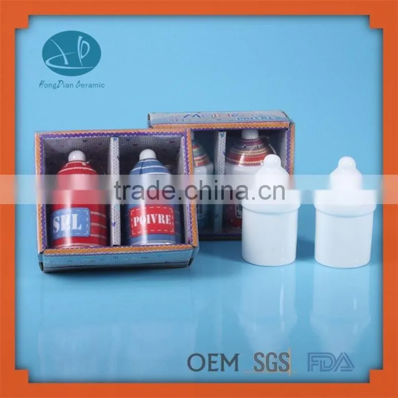 salt pepper set,Unique salt and pepper shaker,salt and pepper bottle,porcelain pepper mill