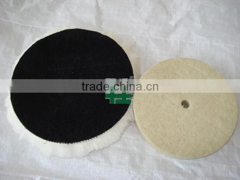 wool felt wheels for polishing glass products
