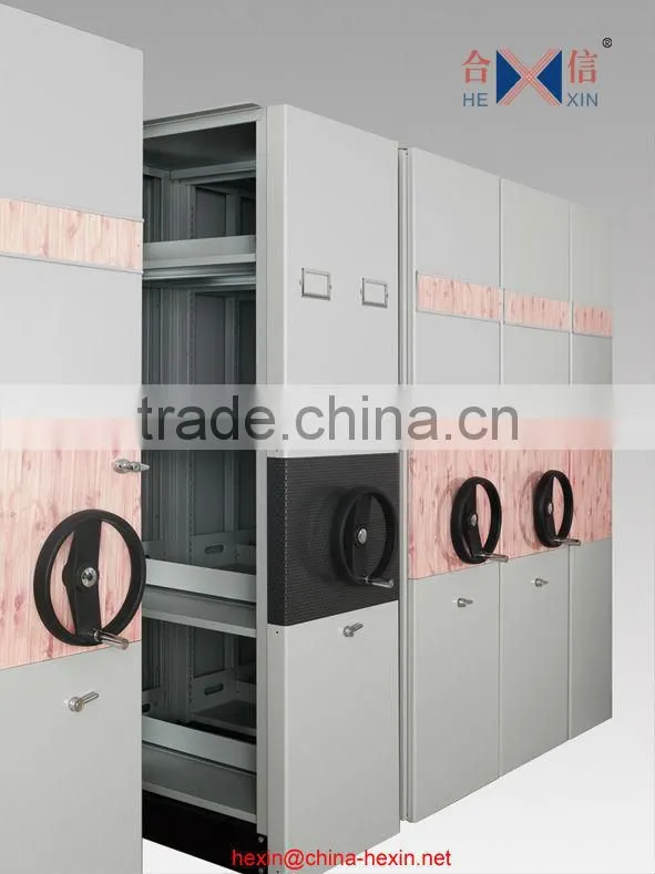 2014 High Density Library Mobile Rack Filing Shelf