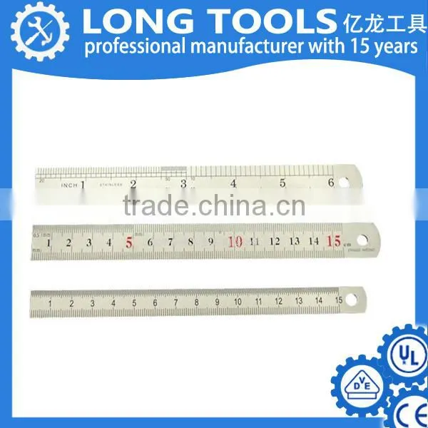 Customize 15cm 30cm promotional graduated steel ruler
