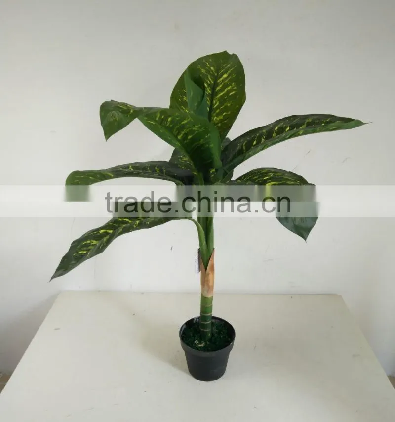 artificial dieffenbachia fake green plant