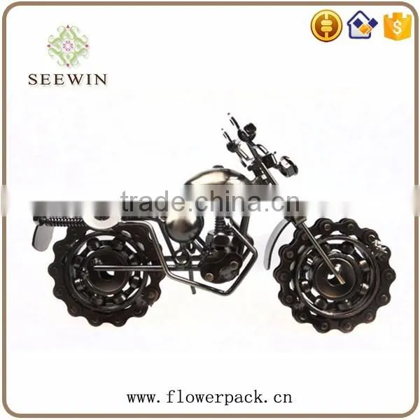 Large wrought iron motorcycle